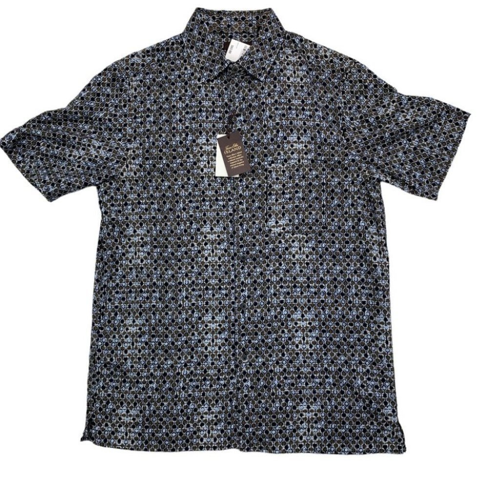 Tasso Elba Men's Geometric Print Shirt, Size S